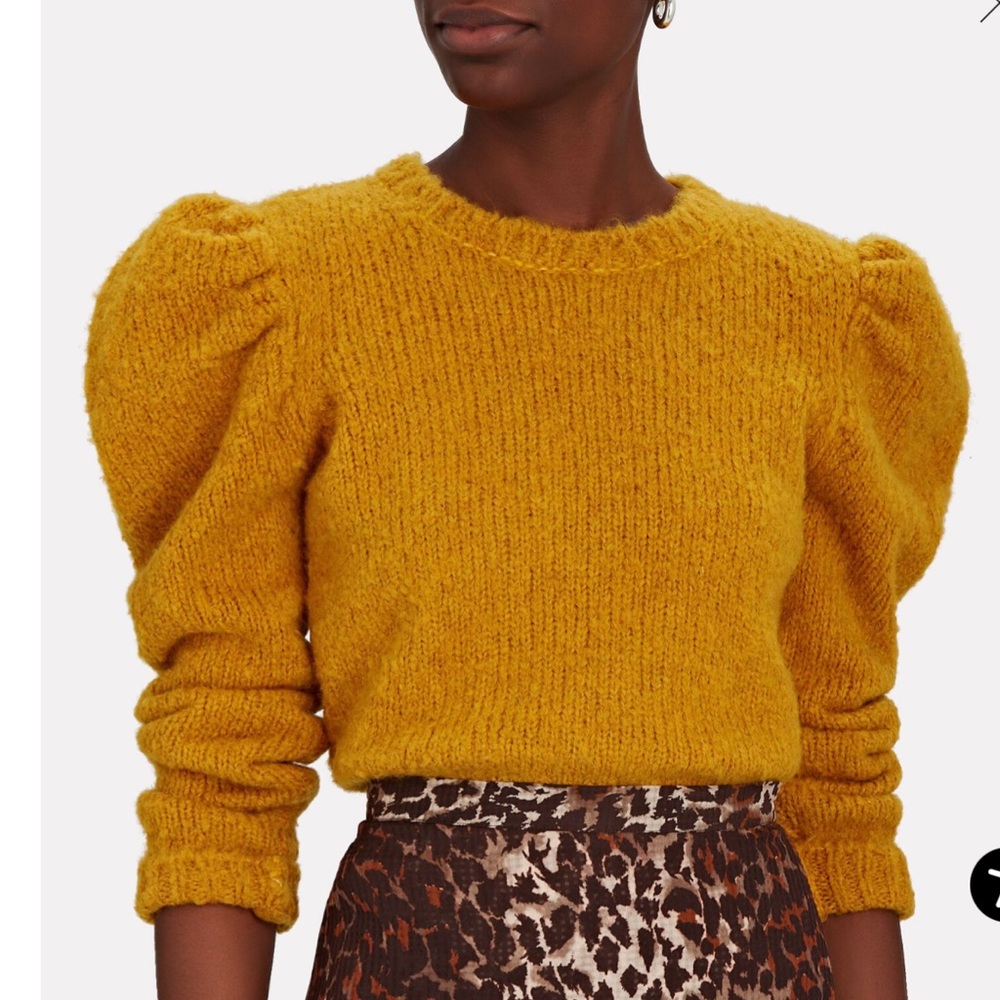 DEREK LAM 10 CROSBY Locken Puff Sleeve Sweater